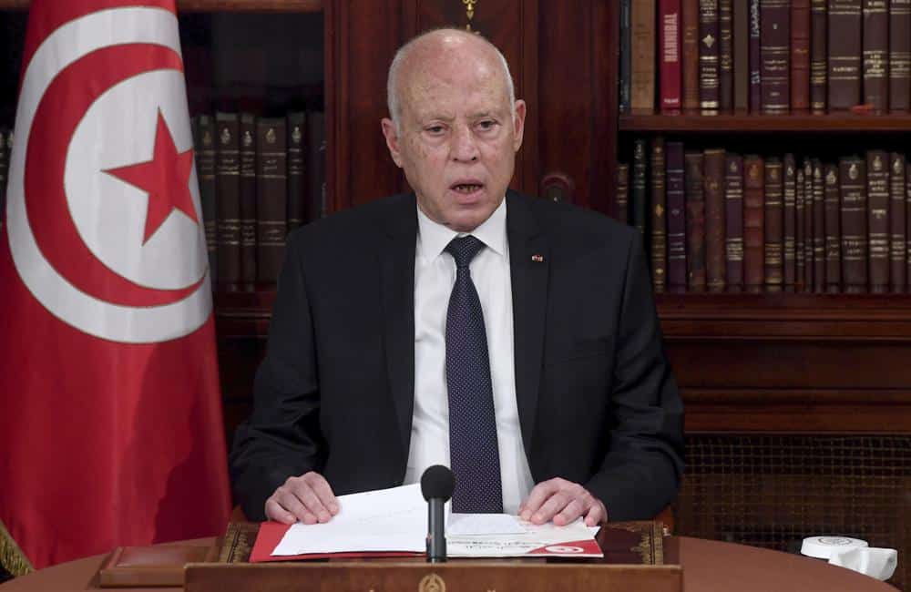 Tunisian President Kais Saied's speech Tunisia emergency law
